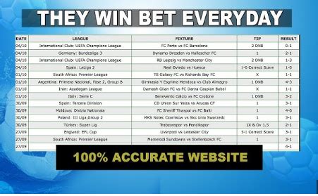 free sure bet prediction.